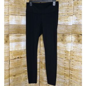 WHITE HOUSE BLACK MARKET RUNWAY SCUBA TYPE BLACK LEGGINGS ELEVATED BASIC SIZE 10